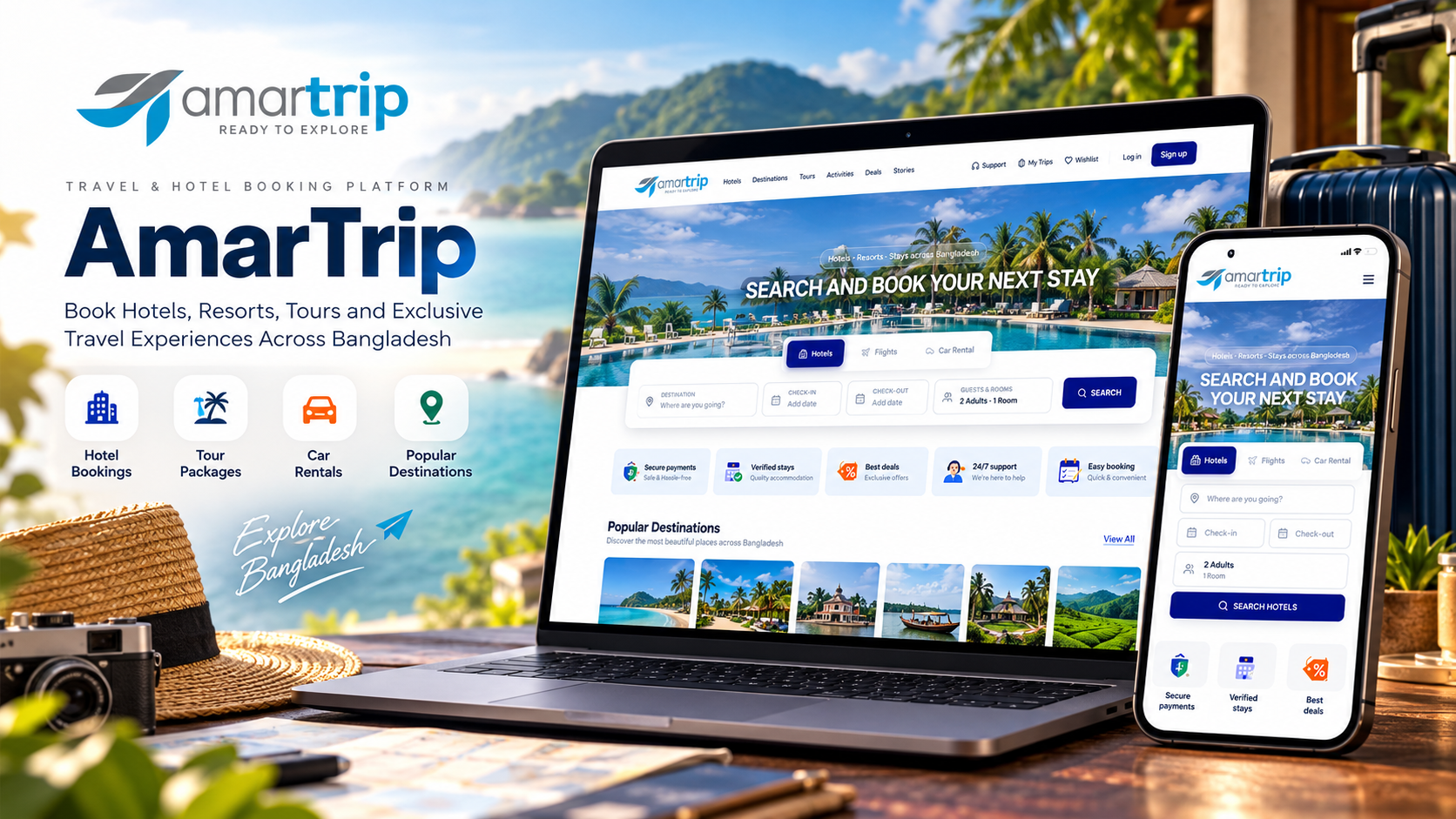 AmarTrip — Tour & Travel Platform